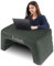 Portabuddy Aufblasbares Lesekissen, Betttisch für Lesen Tragbarer Laptoptisch für Bett, Boden oder Sofa mit Armstützendesign, Seitentaschen und 600D Waschbar Bezug(Grün)