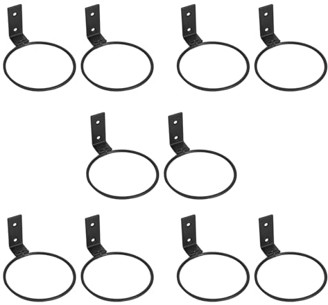 Ficher 10 Pack Faltbarer Ball Halter Montiert EIN Der Wand, Sport Ball Präsentation Ständer für Basketball, Volleyball, Rugby, Fußball, Fußball