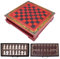 ieron Retro Terracotta Warriors Chess Set, Handcrafted Classic Family Board Game with chessboard and storage box (26 cm)
