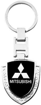 XJYBF Auto Schlüsselanhänger für Mitsubishi EVOLUTION ASX Pajero sport Outlander Grandis Lancer, Schlüsselring, Keyring Anhänger Schlüsselanhänger Ring Zubehör, Familie Geschenk für Mann und Frau