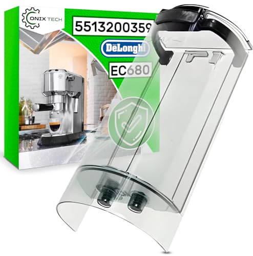 Wassertank für Kaffeemaschine mit Originalcode 5513200359 für DeLonghi Dedica C680 EC685 EC695 EC785 EC795 EC885-5 Jahre Garantie - ONIX TECH