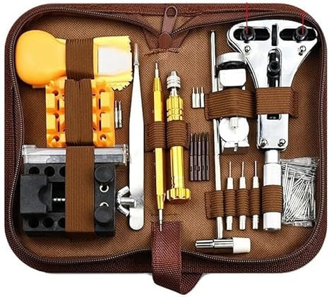 Watch Link Removal Kit Watch Repair Tools Kit Opener Assembly Back Case Pressing Maintenance Repair Parts Battery Replacement Accessory Watch Back Removal Tool