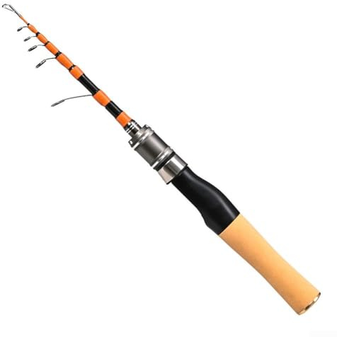 Kompakte Angelrute, 1 5 m, für Forellen und kleine Fische, ultraleicht mit 65 g, perfekt für Reiseangeln (150 cm)