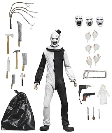 NECA Official - Terrifier - Ultimate Art the Clown 7 Scale Action Figure