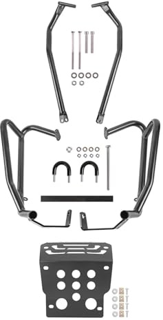 Motorschutz Sturzbügel Für CRF250L 2017-2020 Oberen Motor Schutz Autobahn Crash Bars Unteren Skid Platte Rally Rahmen Stoßstange