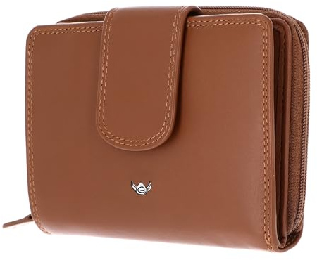 Golden Head Leder Geldbörse Polo RFID Protect RV-Börse 3331 Cognac braun