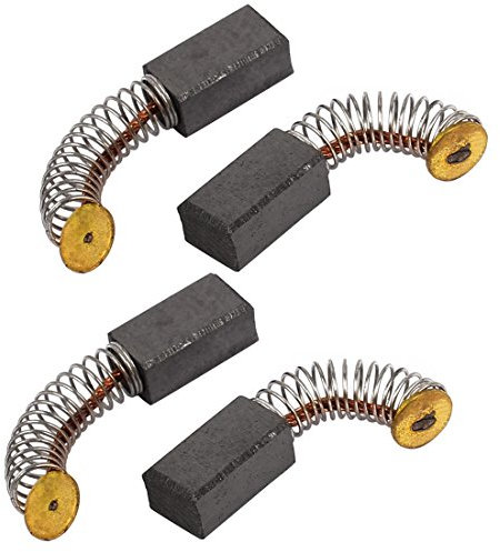 sourcing map Charbon Moteur Carbone Brosse Électroportatif Outil pour Électrique Marteau Foreuse Moteur 13 x 7 x 6 mm 2 Paires