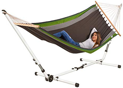 Lola Hängematten Universal Weiß Hängematten Metallgestell XL Santiago Chameleon