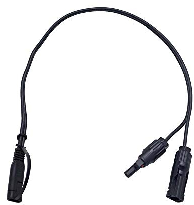 ACOPOWER HY-AS-MS Solarstecker auf SAE-Adapter, schwarz