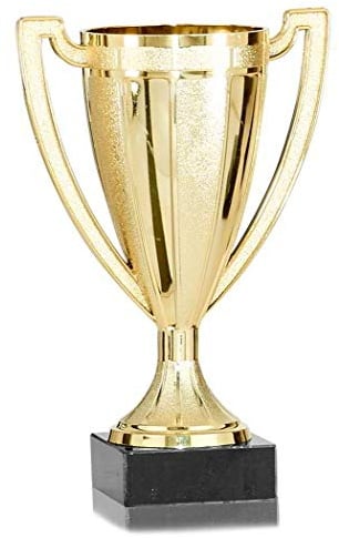 S.B.J - Sportland Pokal gearbeitet in Gold glänzend und matt ca. 22 cm