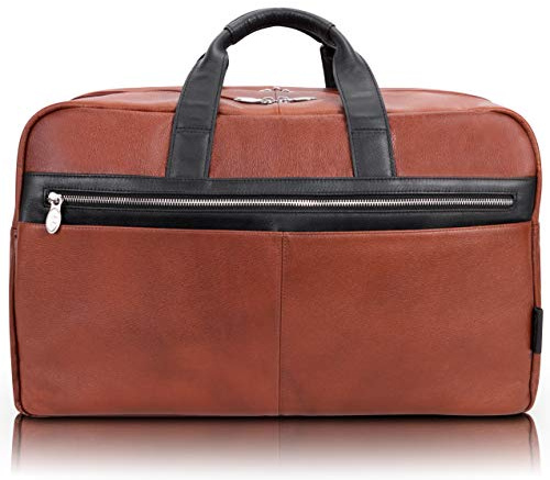 McKlein Wellington Laptop & Tablet Carry-All Duffel, Brown