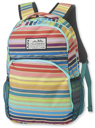 KAVU Unisex-Erwachsene Packwood Rucksack, Sommerstreifen, Einheitsgröße
