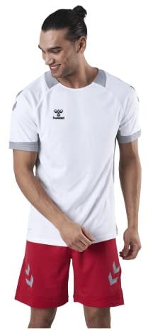 hummel hmlLEAD Poly Trikot Weiss, M Herren