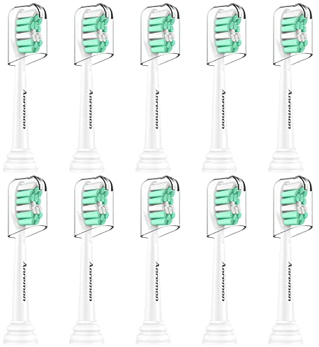 Aoremon 10er Pack Ersatzbürsten für Philips Sonicare ProtectiveClean 4100 5100 C1 C2 HX9023/65