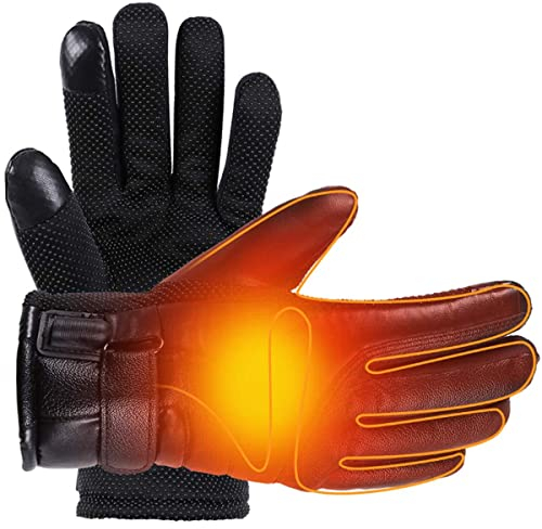 beheizbare Handschuhe Damen und Herren, USB Powered Touchscreen Winter Skihandschuhe Handwärmer für Winterski Angeln Eislaufen Jagd Walking
