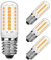 E14 LED Bulb 3W Warm White 28W Halogen Equivalent Energy Saving, E14 Small Edison Screw (SES) LED Light Bulbs 360LM for Freezer/Cooker Hood/Sewing Machine, AC220-240V, 4 Pack