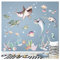 Grandora XXL Wandsticker Set Meerestiere Wandtattoo Unterwasserwelt Fische Ozean Babyzimmer Kinderzimmer Wandaufkleber Deko DL868-4