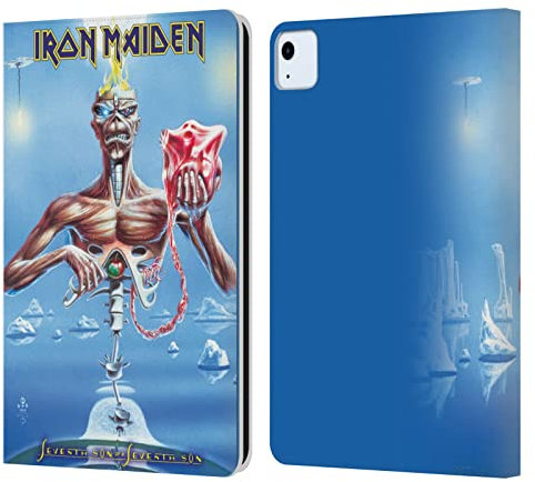 Head Case Designs Licenciado Oficialmente Iron Maiden SSOSS Portadas de Álbumes Carcasa de Cuero Tipo Libro Compatible con Apple iPad Air 2020/2022