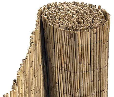 Schilfrohrmatte bambussi eco als Balkon Sichtschutz Höhe 80/90/100/120/140/160/180/200cm - Breite 500cm für Garten Terasse Balkon Sichtschutz Windschutz Matten (160x500cm)
