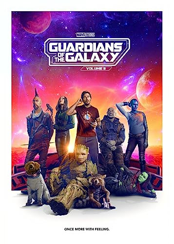 Displate Offiziell Marvel MetallPoster Magnetische Befestigung Inklusive Lizenziert Bilder Hochwertiges Poster Guardians Vol. 3 Marvel Poster 45 cm x 32 cm