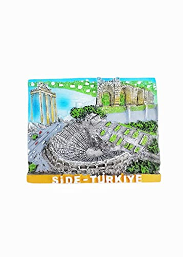 Side Antalya Türkei Kühlschrankmagnet Kühlschrankmagnet Dekoration Magnet Aufkleber Souvenir Harz Basteln
