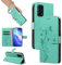 SRISHP Coque pour Oppo Find X3 Lite, Housse Etui Portefeuille Cuir PU Multifonction, Magnétique Étui de Protection Compatible avec Oppo Find X3 Lite, Vert