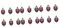 Cabilock 18 STK 6 cm Feiertagsparty-Sportfans-Enthusiasten-Weihnachtsball-Dekorationsanhänger-Basketballball Partyzubehör sportsachen Weihnachtskugel-Ornamente Weihnachts-Fußball-Ornament
