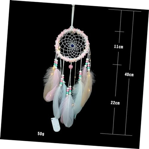 GOOHOCHY Hängender Traumfänger ledgend Nightmare Ideas federkleid genschenkideen Daymare Dekoration für zu Hause Wohnmöbeldekor Dekoration Traumfänger bunter Traumfänger schmücken