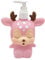 Baoblaze Shampoo Bottle, Empty Refillable Pump Bottle, Children's Cartoon Lotion Bottle, Pump Hand Soap Dispenser for Kids Adult, Pink Deer