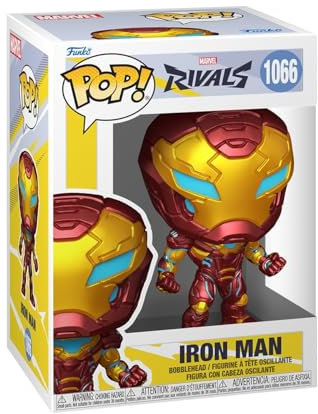 Funko Pop! Games: Marvel Rivals - Iron Man - Collectable Vinyl Figure - Gift Idea - Official Merchandise - Toys Age 3+ for Kids & Adults - Video Games Fans - Model Figure for Collectors