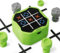GiiKER Tic Tac Toe Bolt-Spiel, Original 3-in-1-Handheld-Puzzle-Spielkonsole, tragbare Reisespiele, Brettspiele für Kinder und Erwachsene, Geburtstagsgeschenke für Kinder ab 3 Jahren (Green)