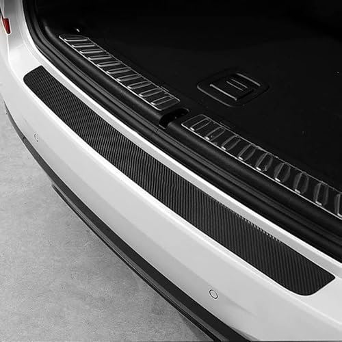 Auto Kohlefaser Stoßstangenschutz für Kia Rio III Sedan (UB) 2011-2015, Selbstklebende Kratzfester Stoßfänger Carbon Zierstreifen Zubehör