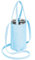 Linkidea Tumbler Carrier Holder Compatible with 30oz YETI Rambler Tumbler, Stanley IceFlow, Greens Steel Beast Tumbler, Insulated Coffee Mug Handle Bag, Water Bottle Sling with Strap, Light Blue