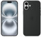 Apple iPhone 16 Plus (256 GB) - Blanco + Funda de Silicona con MagSafe - Negro