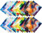 24 Blatt Weihnachts Scrapbooking Papier 12 Motive Weihnachtsmotiv Dekorpapier Bastelpapier Block mit Muster 6 X6 Decoupage Papier Vintage Dekorativ Motivpapier für DIY Kartenherstellung Basteln