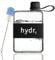 hydr | Bouteille d'eau plate de 500 ml pour sac à main et brosse de nettoyage flexible | Bouteille d'eau carrée sans BPA | Bouteilles d'eau fines anti-fuite et anti-chute pour les voyages