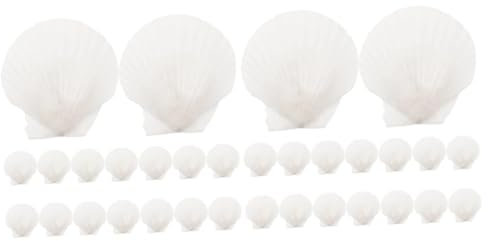 POPETPOP 2 Ensembles Coquille Atmos Feist Breloque Pot Jouyet Toy Crabe Charmes De Coquillages Banc De Sable Usine Conque D'aquarium Orne Matériel De Bricolage 16 Pièces * 2