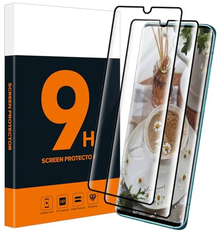 Carantee 2 Stück Schutzfolie für Panzerglas für Xiaomi Mi Note 10 (Pro)/CC9 Pro/Mi Note 10 Lite, 9H Härte, 3D Runde Kanten, Keine Blasen Schutzglas, Sensitive Touch, HD Mi Note 10 Lite Displayschutz