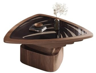IMEITE Home Decor Dreieckiger hohler kleiner Wohnungstisch für Zuhause, Wohnzimmer, Teetisch, Couchtisch für Wohnzimmer