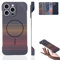 Generico Ultra-Thin Frameless Carbon Fiber Phone Case for iPhone, Magnetic Charging Compatible for iPhone 12 13 14 15 16 Pro MAX (14 Promax,B)