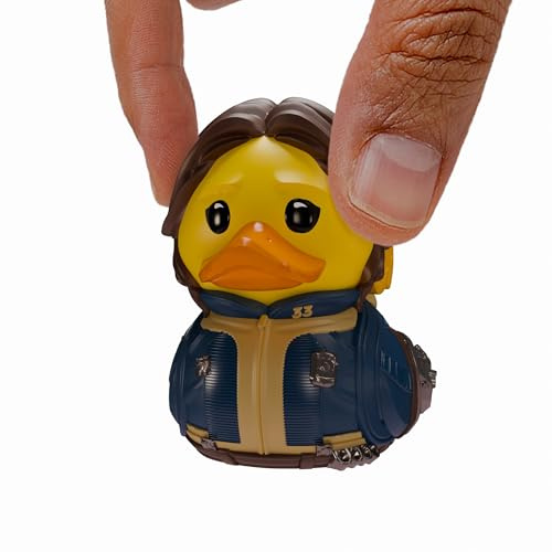 TUBBZ: Fallout TV - Lucy Maclean Mini Rubber Duck Collectable Toys 5 cm | Official Fallout Merchandise – Mini Vinyl Figure with Bathtub Display, Vault Dweller, TV Fan Decor & Novelty Duck Gift