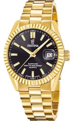Festina Swiss Made Classic Steel F20086/B Herrenarmbanduhr