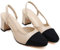 Elegante Donne Scarpe con Tacco Alto in Pelle Morbida Slingback Sandalo Pompe per Vestiti,39 EU
