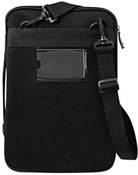 V7 CSE12HS-BLK-9E Protective Laptop Sleeve for 12 Inch for New MacBook or Chromebook with Shoulder Strap (Shockproof, Spill-Resistant), Black
