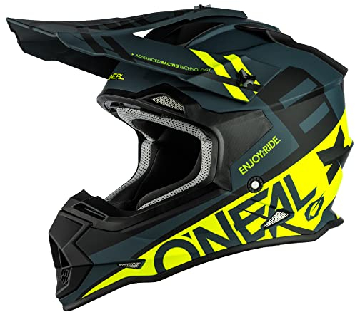 O'NEAL 2SRS Youth Helmet VILLAIN Neon yellow L