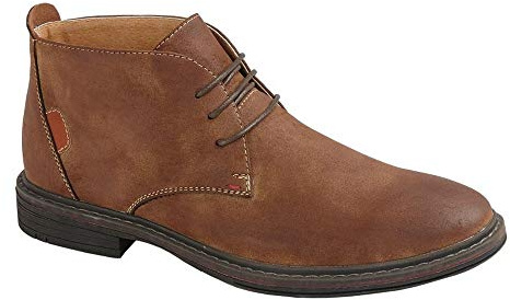 Goor Mens 3 Eye Synthetic Nubuck Desert Boots