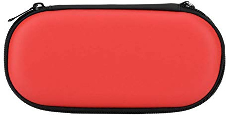 Heayzoki Schutzhülle für Harte Tragetaschen, stoßfeste Tragetasche für Schutzhüllen Reisetasche für PS Vita, mit integriertem Spielespeicher(rot)