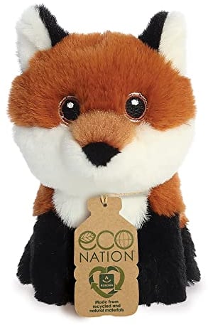 Aurora, 35076, Eco Nation Mini Fox, 5In, Soft Toy, Multi-Coloured