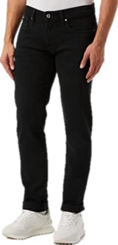 Pepe Jeans Herren Hatch Jeans, Schwarz (Denim-xf1), 29W / 34L EU