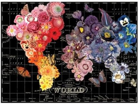 Wendy Gold Full Bloom 1000 Piece Puzzle (Puzzles)
